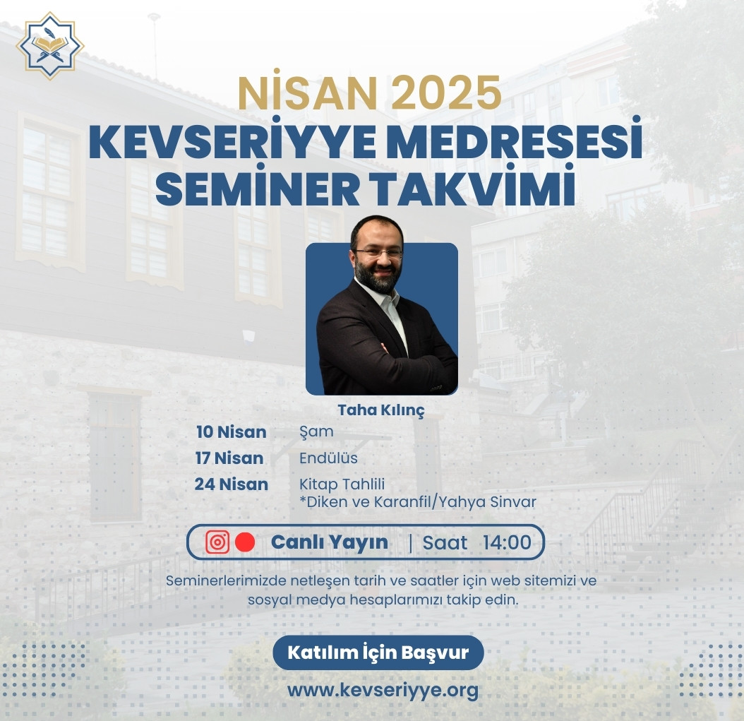 Nisan Ayı Seminerleri