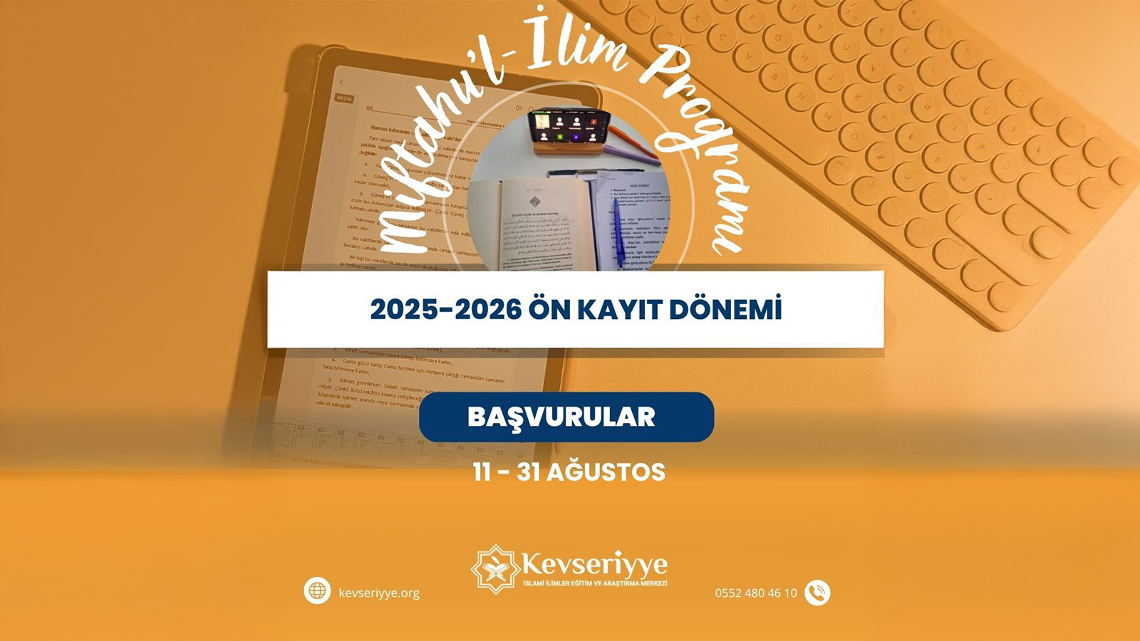 Miftahu'l İlim Kayıtları Başladı